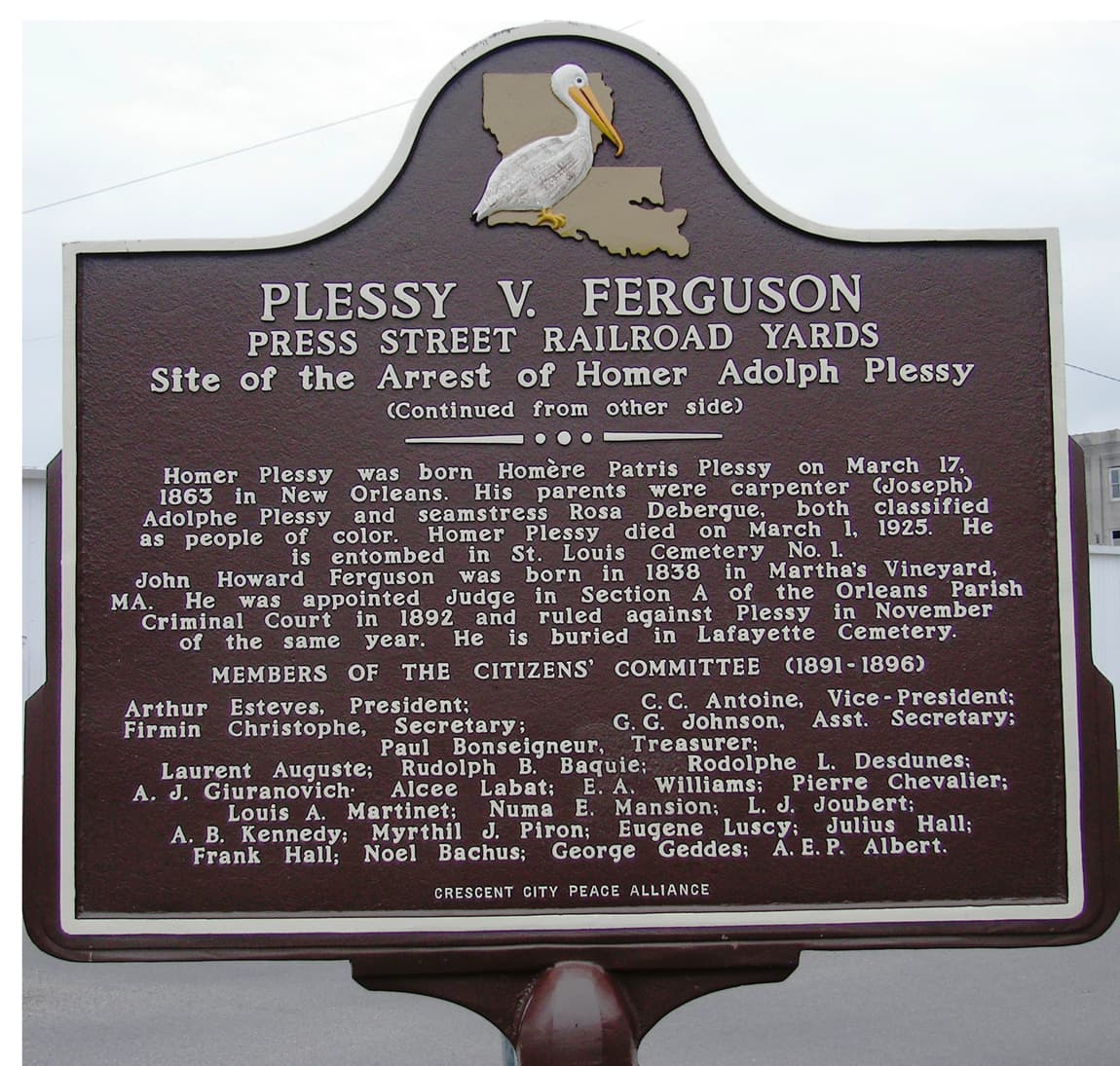 Homer Plessy Didn’t Lose. The Strategy Worked.